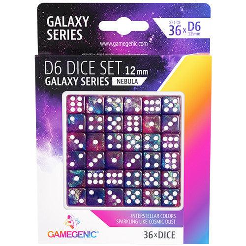 Gamegenic Galaxy Series - Nebula - D6 Dice Set 12 mm (36 pcs) Gamegenic / Dice / D6 Dice by Gamegenic | Titan Pop Culture