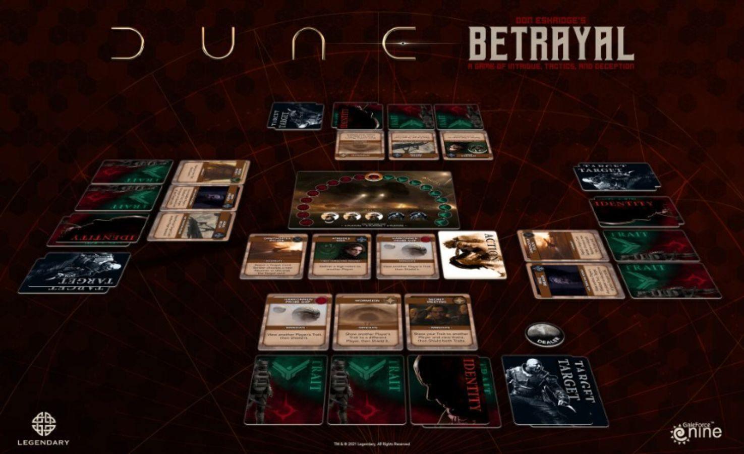 GF9DUNE06 Dune (2021) - Betrayal Card Game - Gale Force 9 - Titan Pop Culture