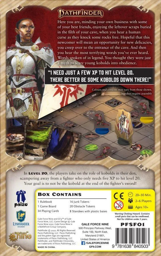 GF9PFSF01 Pathfinder - Level 20 Board Game - Gale Force 9 - Titan Pop Culture