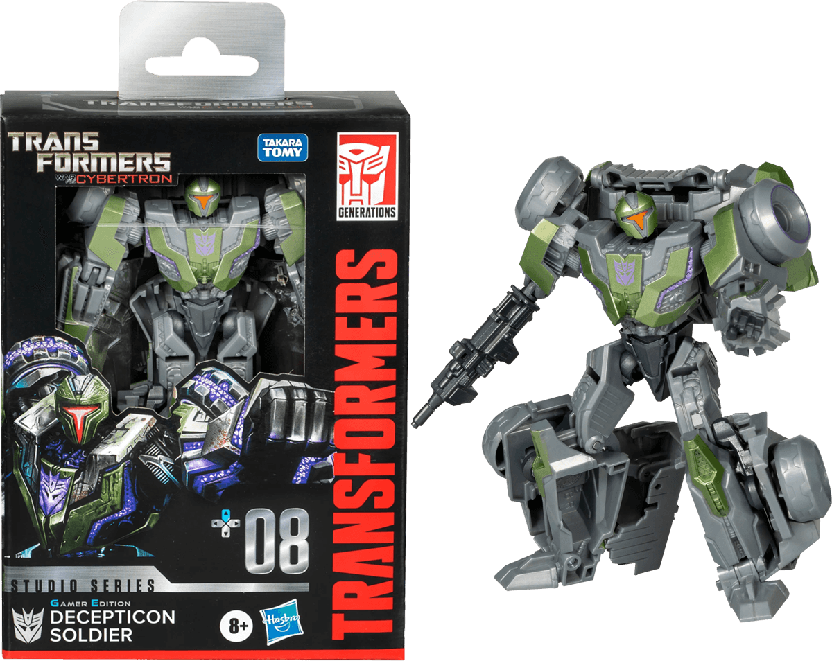 26493 Transformers Studio Series Deluxe Transformers: War for Cybertron 08 Decepticon Soldier - Hasbro - Titan Pop Culture