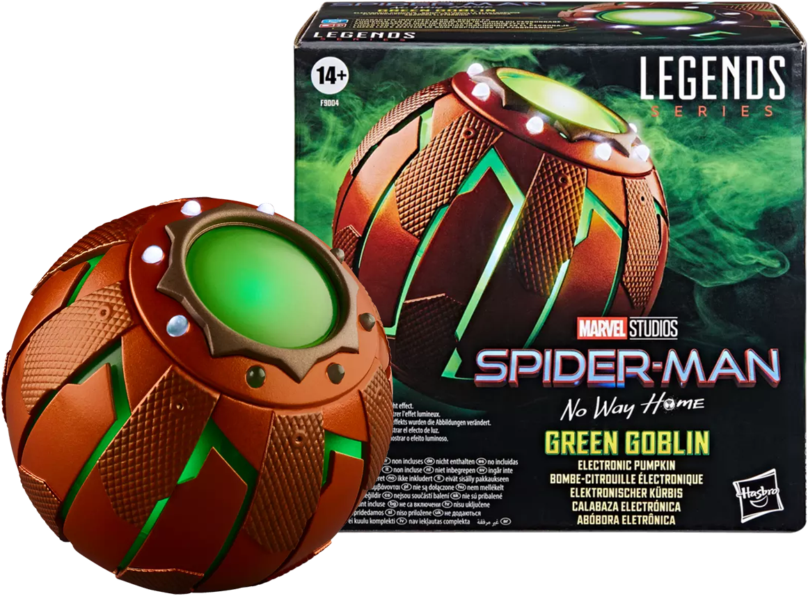 26603 Marvel Legends Series Green Goblin Roleplay Electronic Pumpkin - Hasbro - Titan Pop Culture