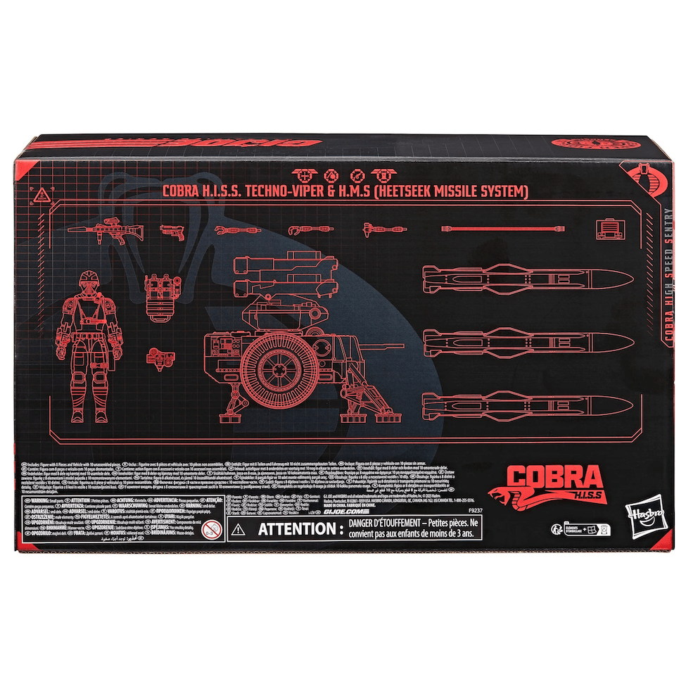 26864 G.I. Joe Classified Series: #111 Cobra H.I.S.S. Techno-Viper & H.M.S. (HEETSEEK MISSILE SYSTEM) - Hasbro - Titan Pop Culture