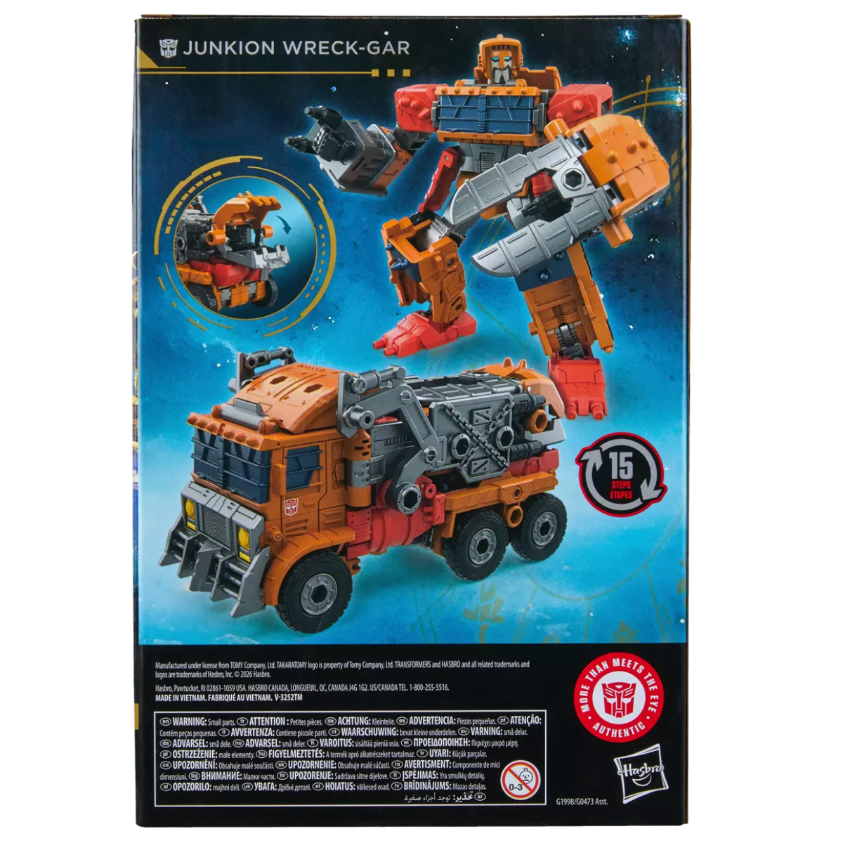 Transformers Age of the Primes Voyager Class Junkion Wreck-Gar