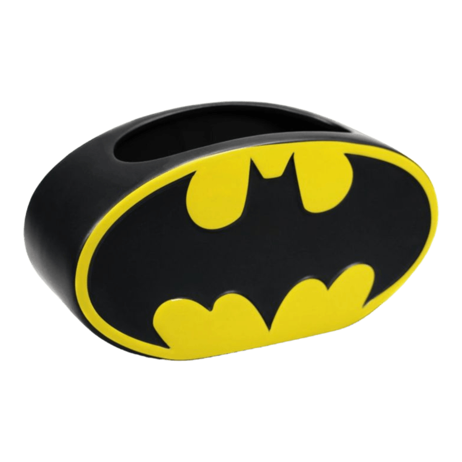 HMBPLNTBM01 DC Comics - Batman Logo Planter - Half Moon Bay - Titan Pop Culture