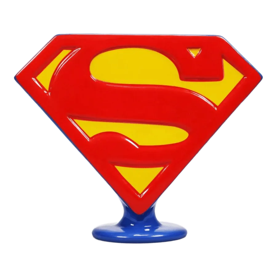 HMBPLNTSM01 DC Comics - Superman Logo Planter - Half Moon Bay - Titan Pop Culture