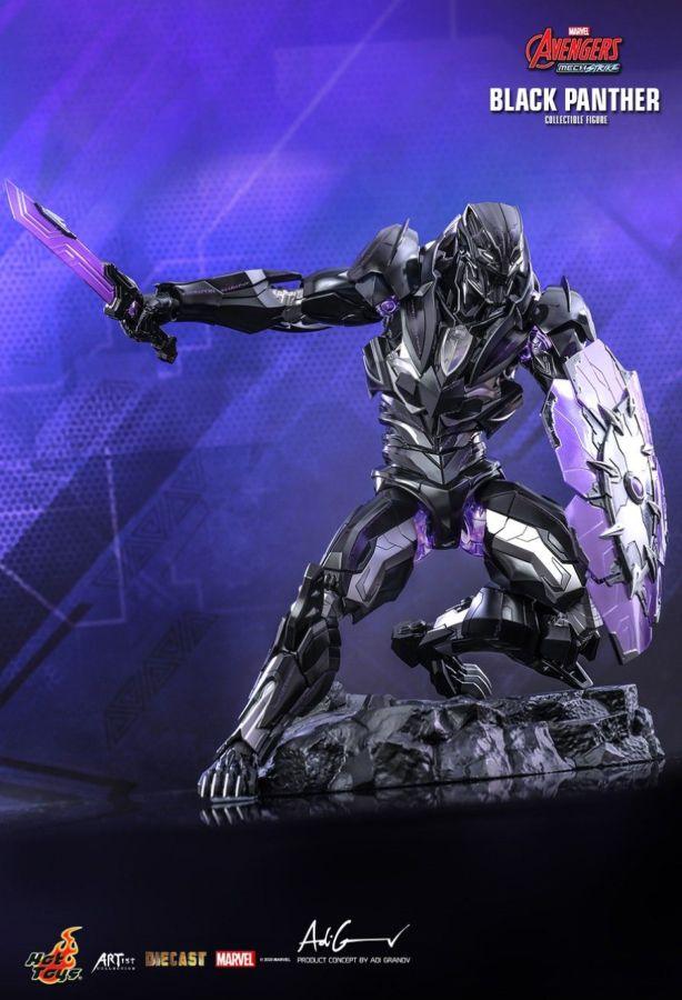 HOTAC05D55 Avengers: Mech Strike - Black Panther Diecast 1:6 Scale Action Figure - Hot Toys - Titan Pop Culture