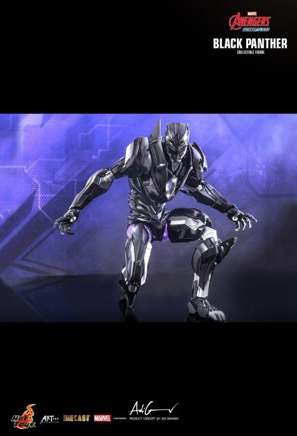 HOTAC05D55 Avengers: Mech Strike - Black Panther Diecast 1:6 Scale Action Figure - Hot Toys - Titan Pop Culture