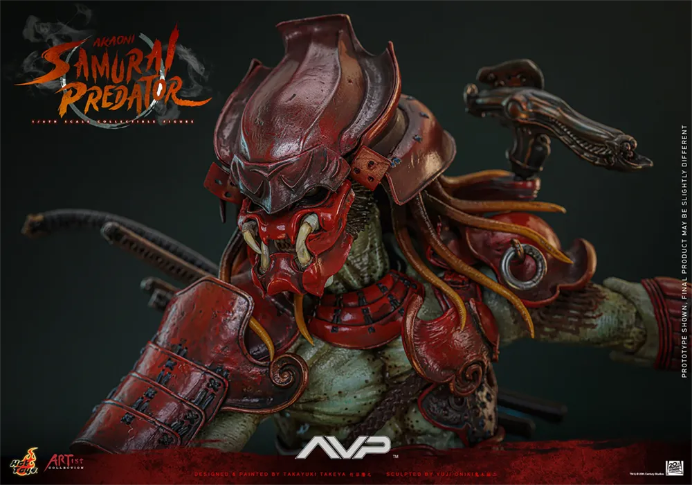 HOTAC06 Alien vs Predator - Akaoni Samurai Predator 1:6 Scale Collectable Action Figure - Hot Toys - Titan Pop Culture