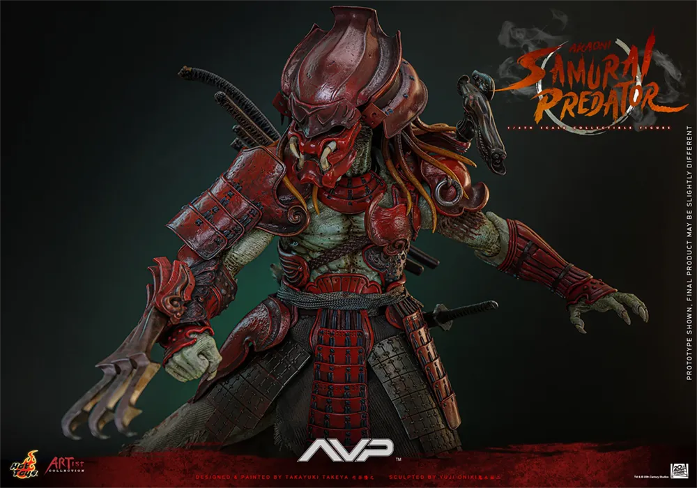 HOTAC06 Alien vs Predator - Akaoni Samurai Predator 1:6 Scale Collectable Action Figure - Hot Toys - Titan Pop Culture