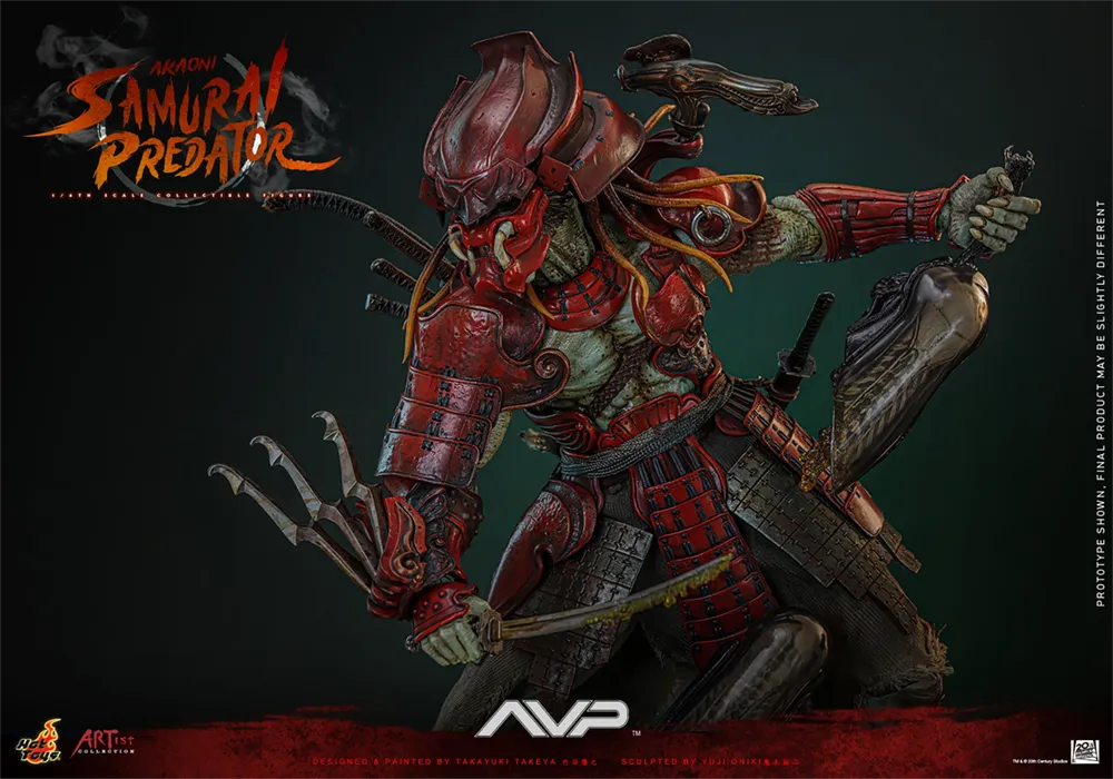 HOTAC06 Alien vs Predator - Akaoni Samurai Predator 1:6 Scale Collectable Action Figure - Hot Toys - Titan Pop Culture