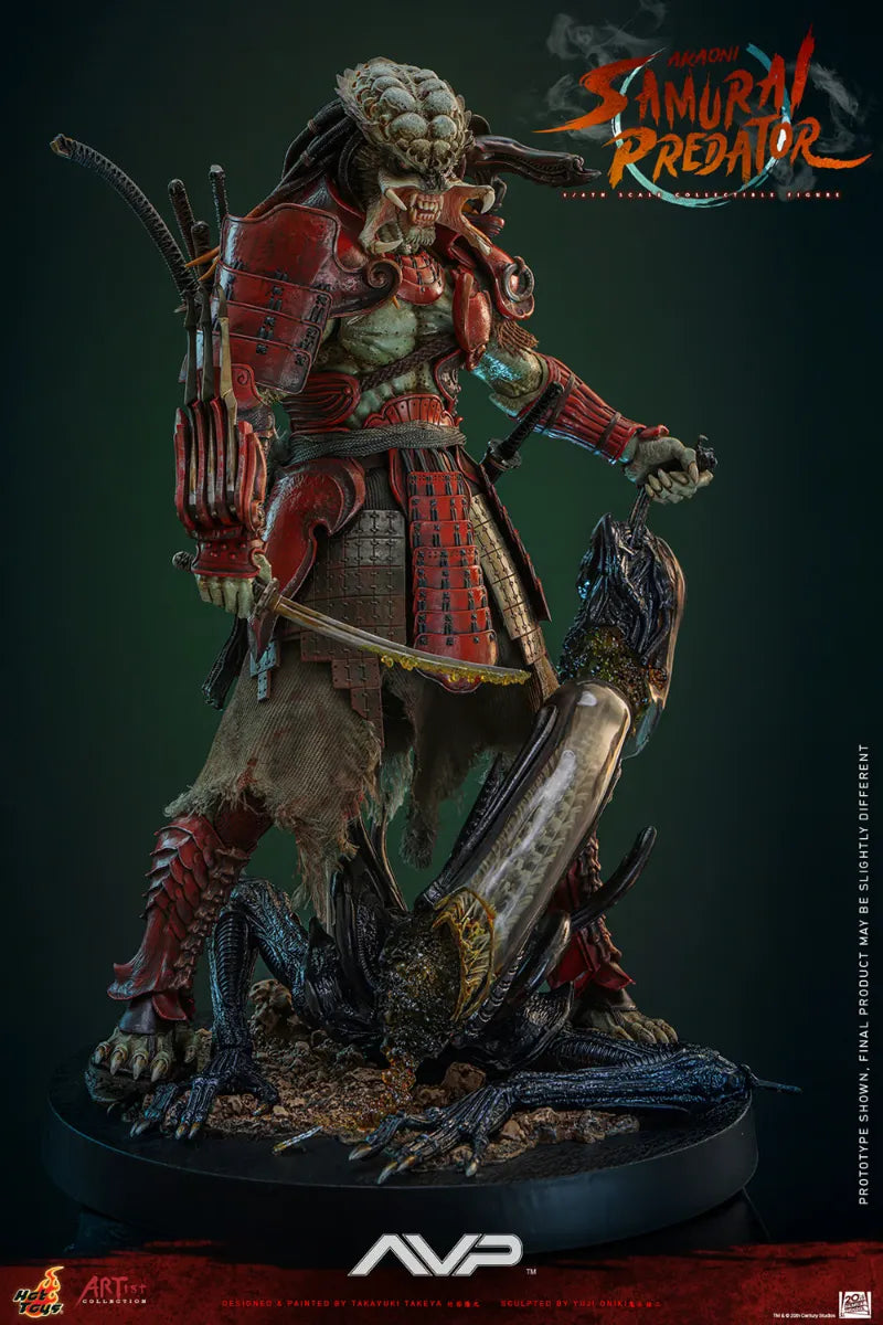 HOTAC06 Alien vs Predator - Akaoni Samurai Predator 1:6 Scale Collectable Action Figure - Hot Toys - Titan Pop Culture