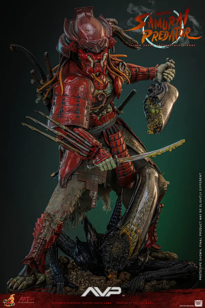 HOTAC06 Alien vs Predator - Akaoni Samurai Predator 1:6 Scale Collectable Action Figure - Hot Toys - Titan Pop Culture