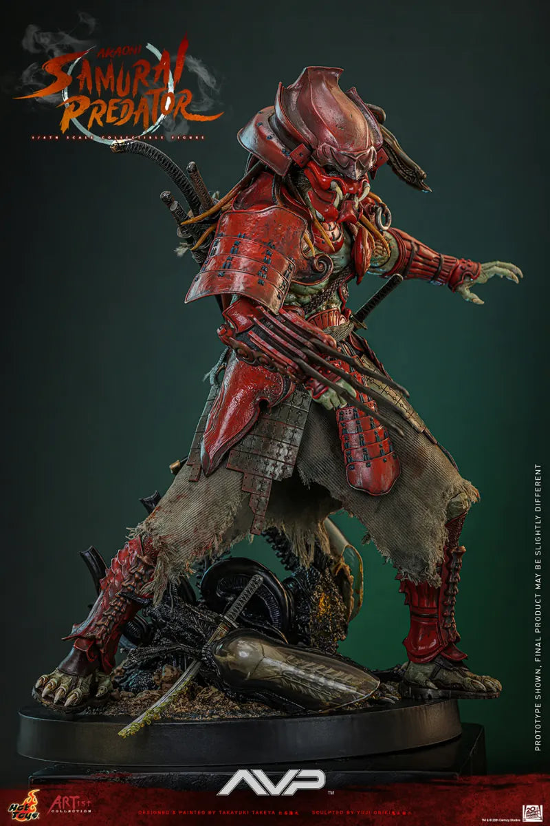 HOTAC06 Alien vs Predator - Akaoni Samurai Predator 1:6 Scale Collectable Action Figure - Hot Toys - Titan Pop Culture