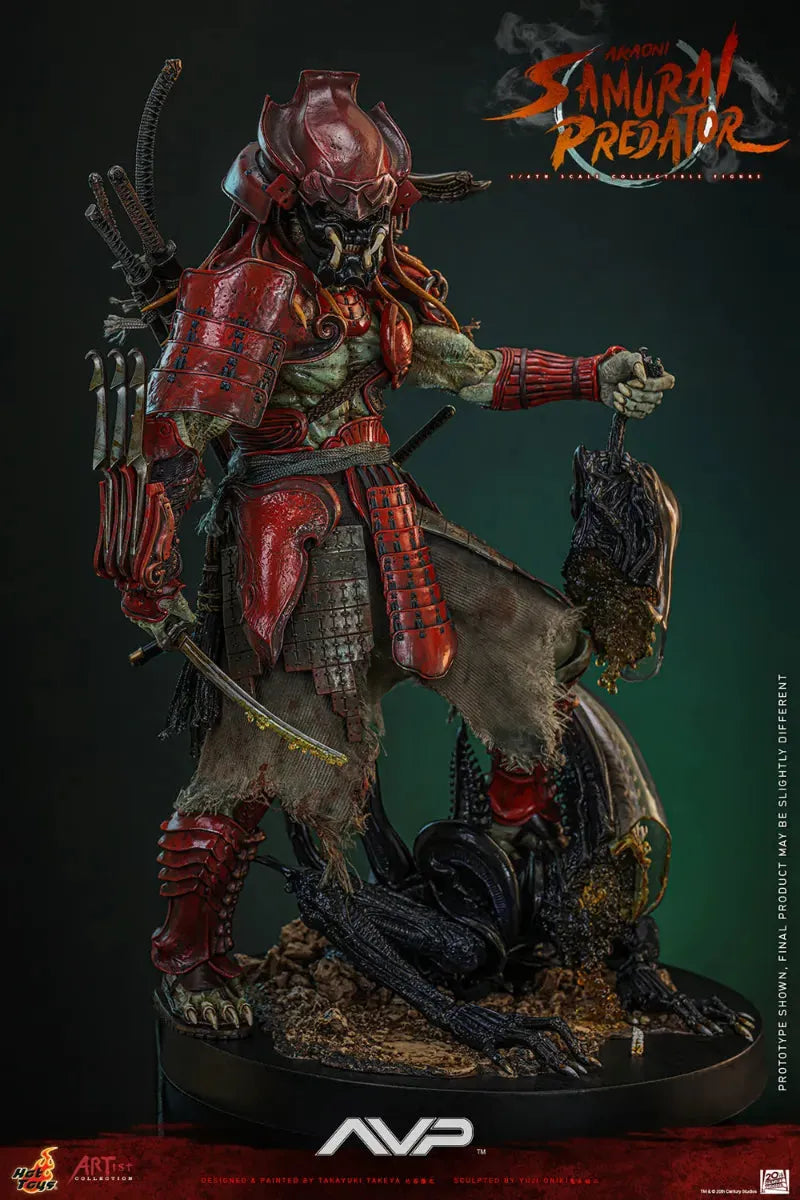 HOTAC06 Alien vs Predator - Akaoni Samurai Predator 1:6 Scale Collectable Action Figure - Hot Toys - Titan Pop Culture