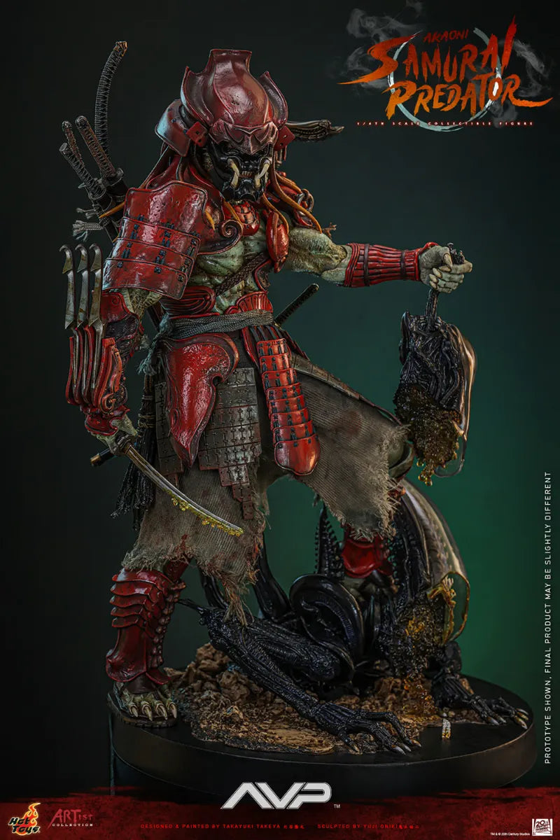 HOTAC06 Alien vs Predator - Akaoni Samurai Predator 1:6 Scale Collectable Action Figure - Hot Toys - Titan Pop Culture