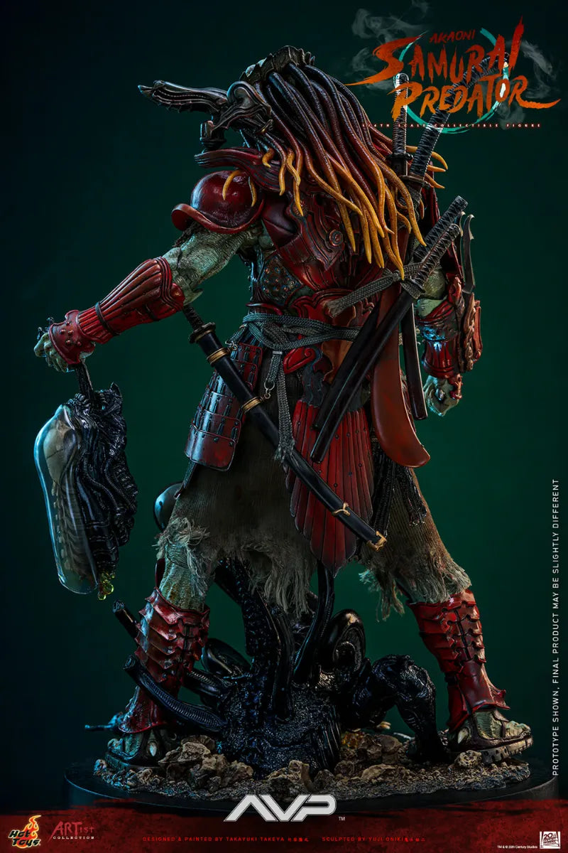 HOTAC06 Alien vs Predator - Akaoni Samurai Predator 1:6 Scale Collectable Action Figure - Hot Toys - Titan Pop Culture