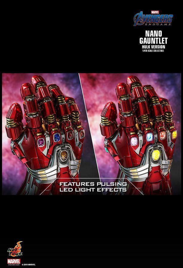 HOTACS009 Avengers 4: Endgame - Nano Gauntlet (Hulk Version) 1:4 Scale Replica - Hot Toys - Titan Pop Culture