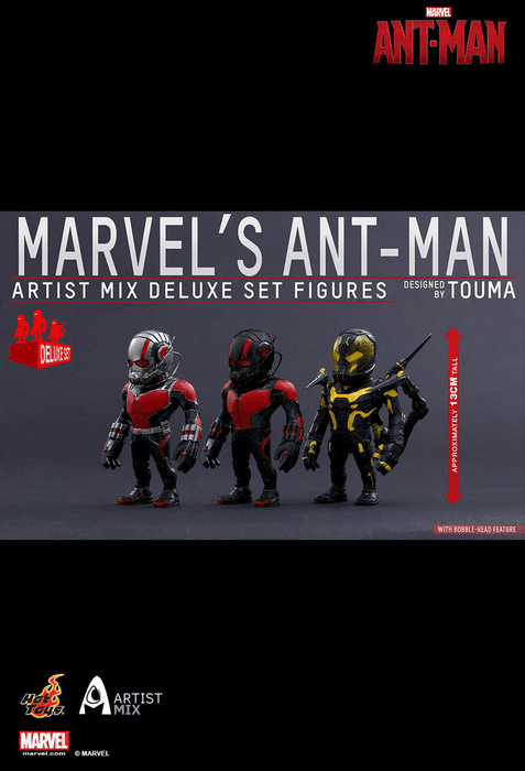 HOTAMC014-015 Ant-Man - Artist Mix Deluxe Set of 3 - Hot Toys - Titan Pop Culture