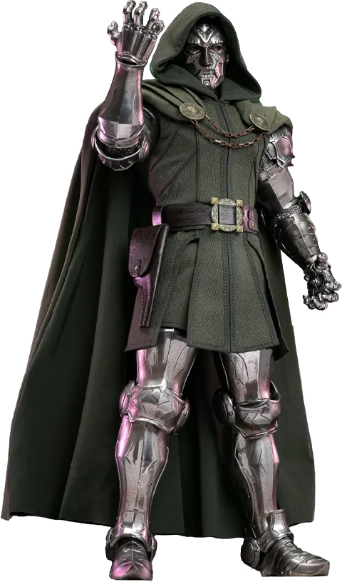 Figura de acción coleccionable a escala 1:6 del Doctor Doom de Los 4 Fantásticos