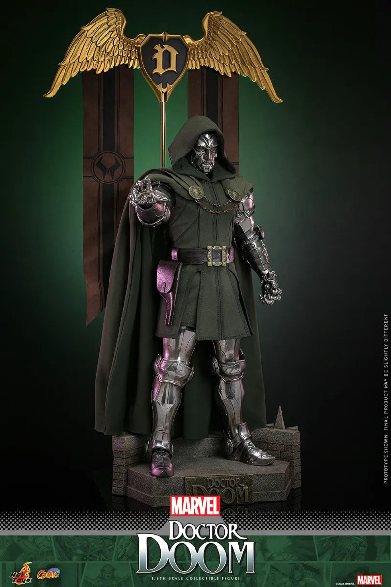 Figura de acción coleccionable a escala 1:6 del Doctor Doom de Los 4 Fantásticos