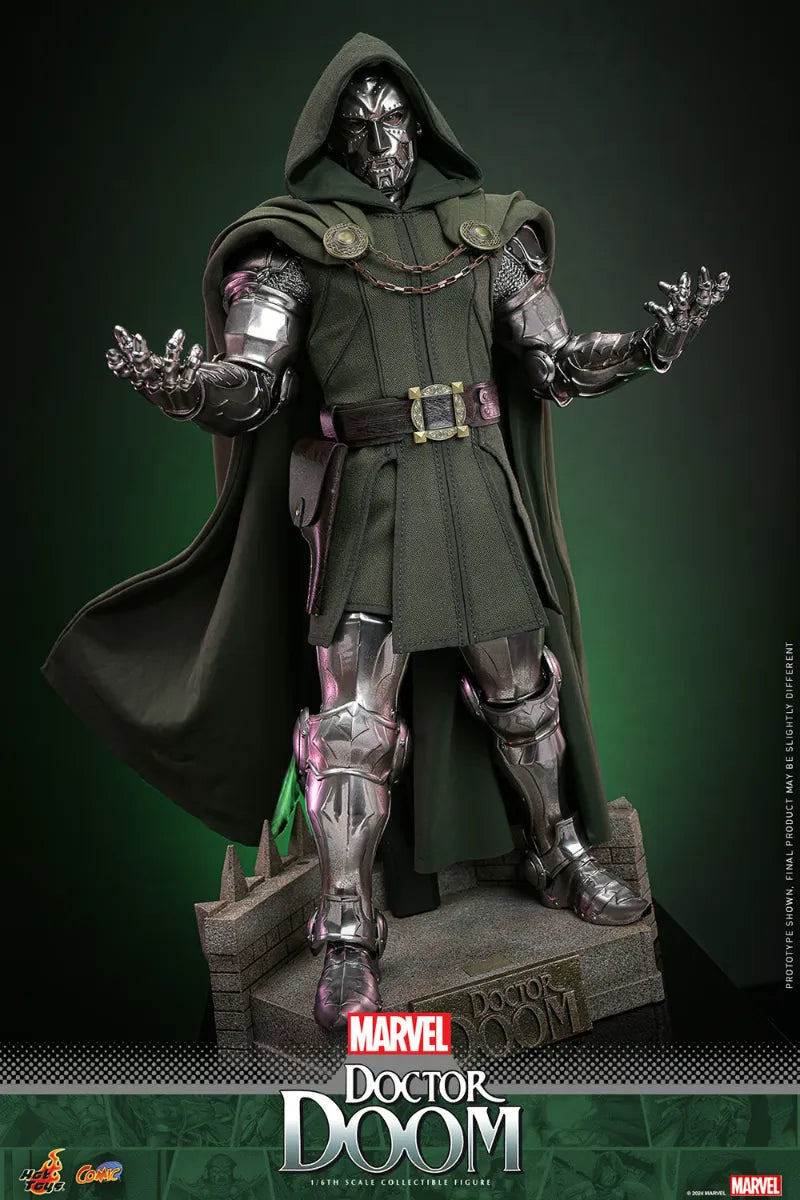 Figura de acción coleccionable a escala 1:6 del Doctor Doom de Los 4 Fantásticos