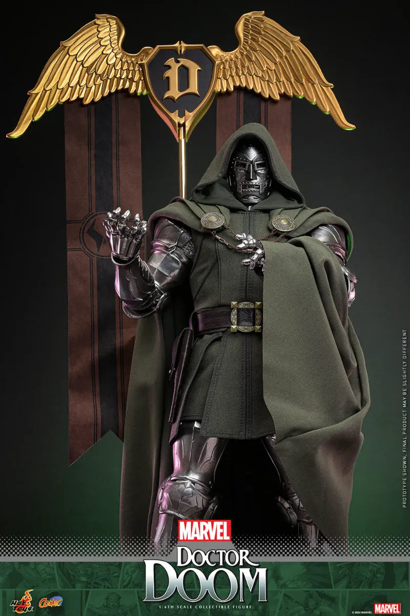 Figura de acción coleccionable a escala 1:6 del Doctor Doom de Los 4 Fantásticos