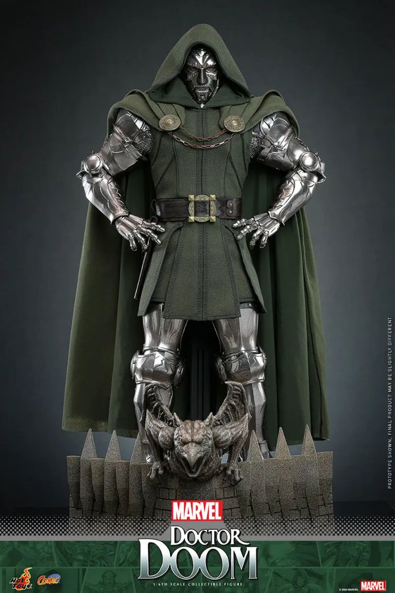 Figura de acción coleccionable a escala 1:6 del Doctor Doom de Los 4 Fantásticos