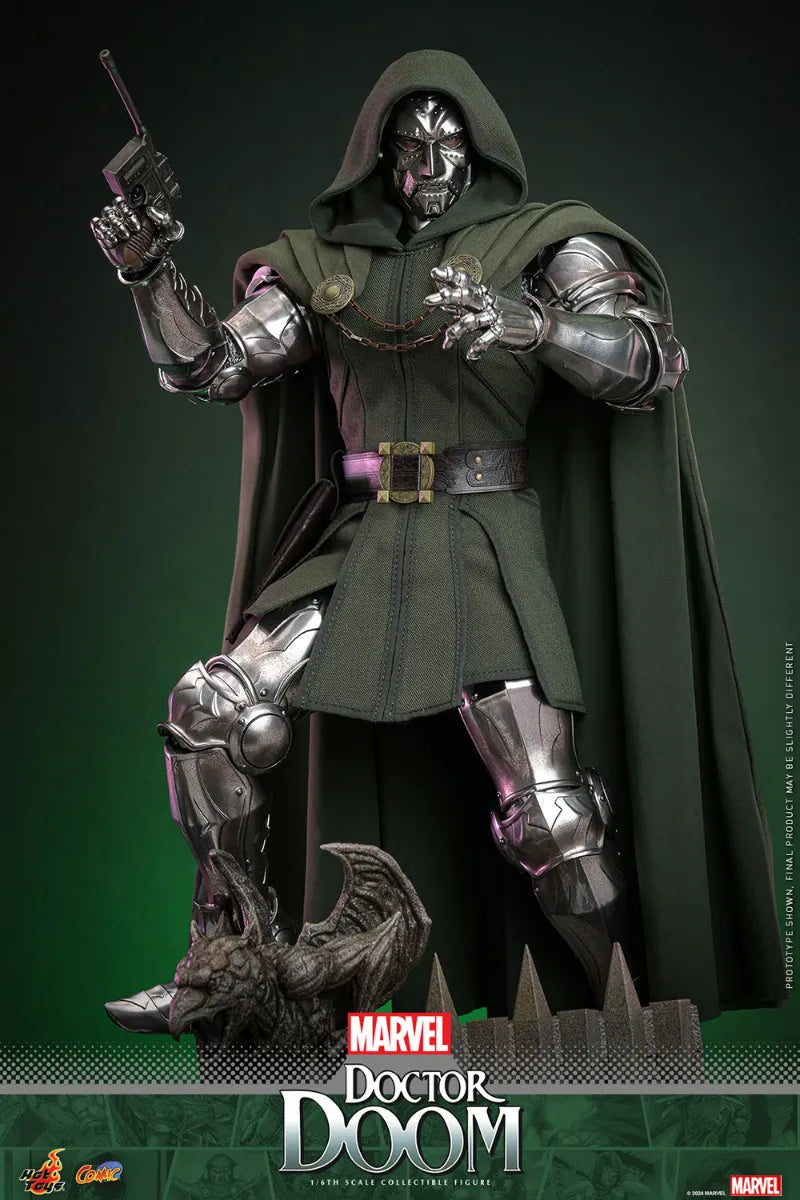 Figura de acción coleccionable a escala 1:6 del Doctor Doom de Los 4 Fantásticos