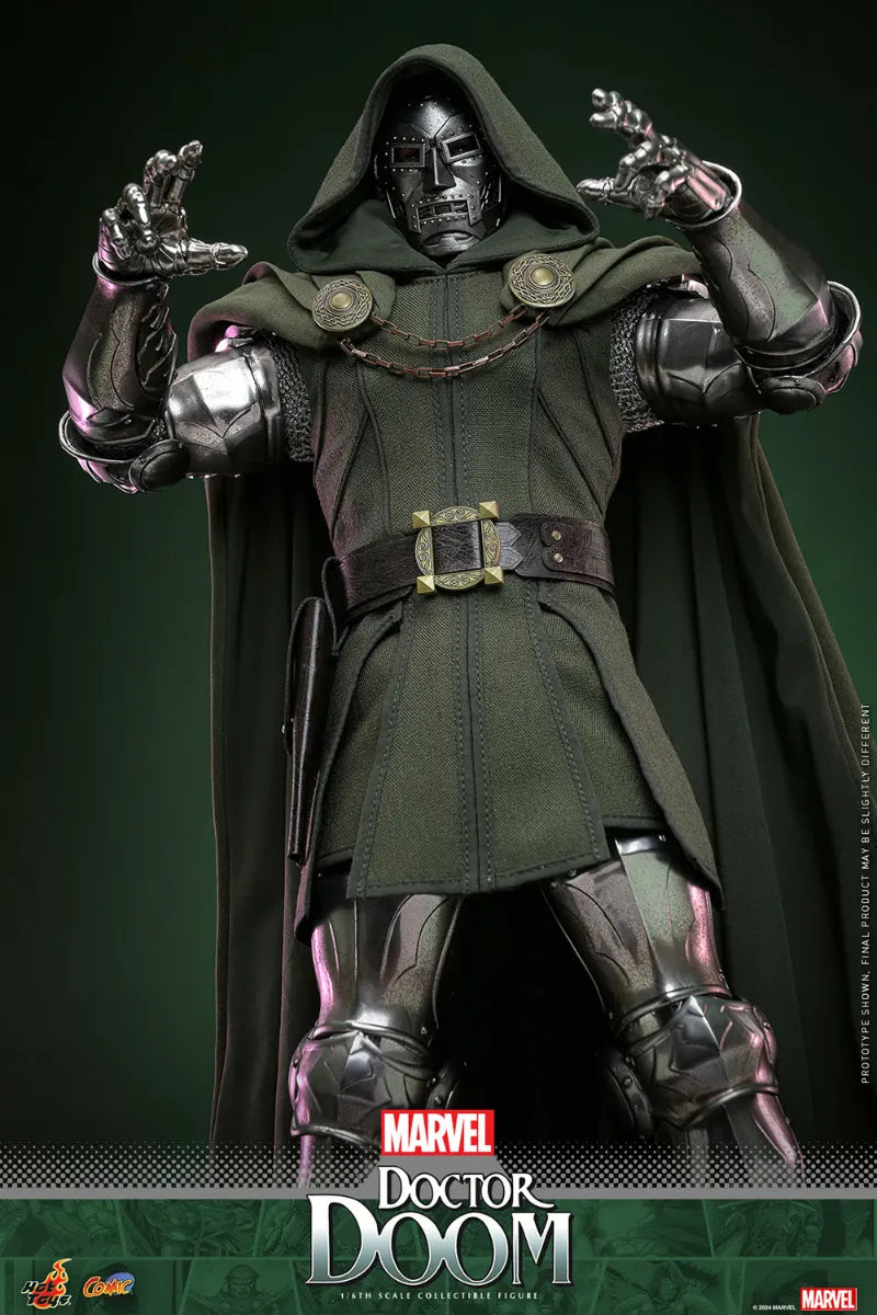 Figura de acción coleccionable a escala 1:6 del Doctor Doom de Los 4 Fantásticos