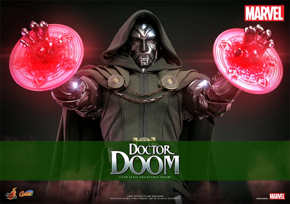 Figura de acción coleccionable a escala 1:6 del Doctor Doom de Los 4 Fantásticos