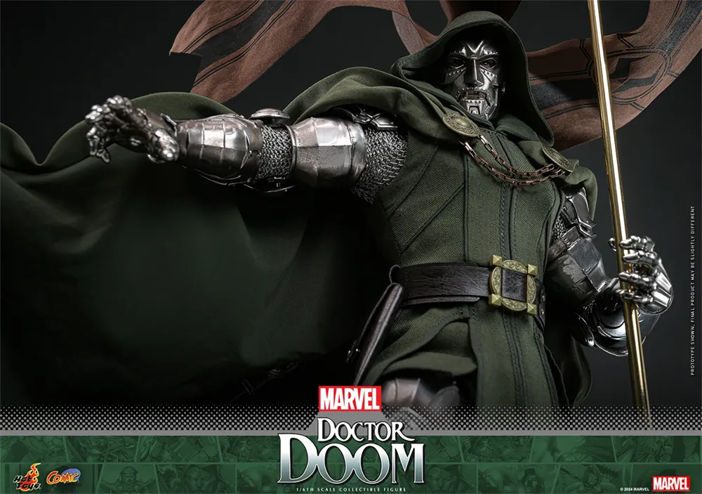 Figura de acción coleccionable a escala 1:6 del Doctor Doom de Los 4 Fantásticos