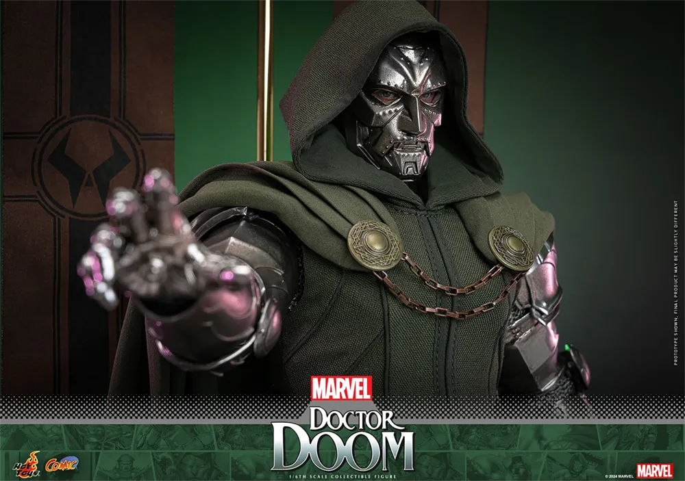 Figura de acción coleccionable a escala 1:6 del Doctor Doom de Los 4 Fantásticos