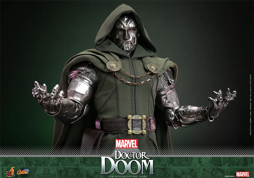 Figura de acción coleccionable a escala 1:6 del Doctor Doom de Los 4 Fantásticos