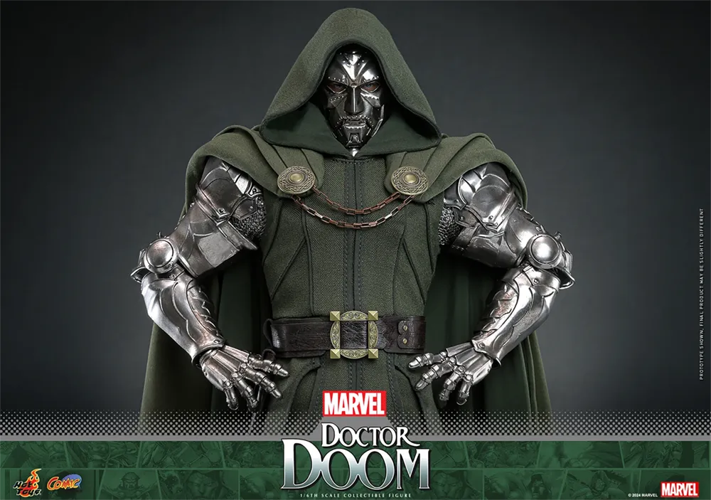 Figura de acción coleccionable a escala 1:6 del Doctor Doom de Los 4 Fantásticos