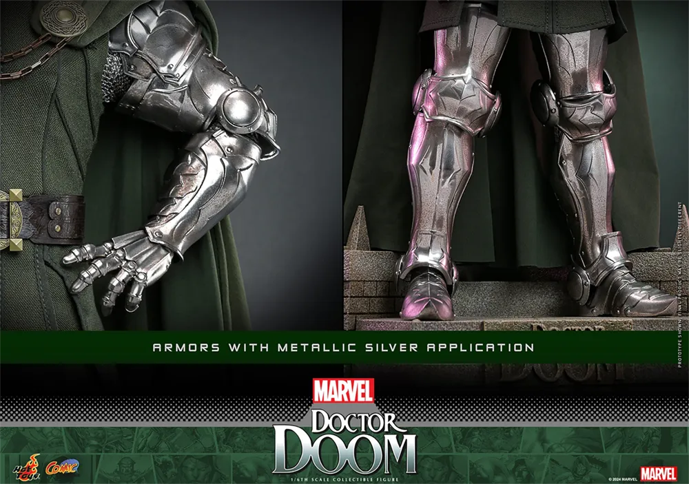 Figura de acción coleccionable a escala 1:6 del Doctor Doom de Los 4 Fantásticos