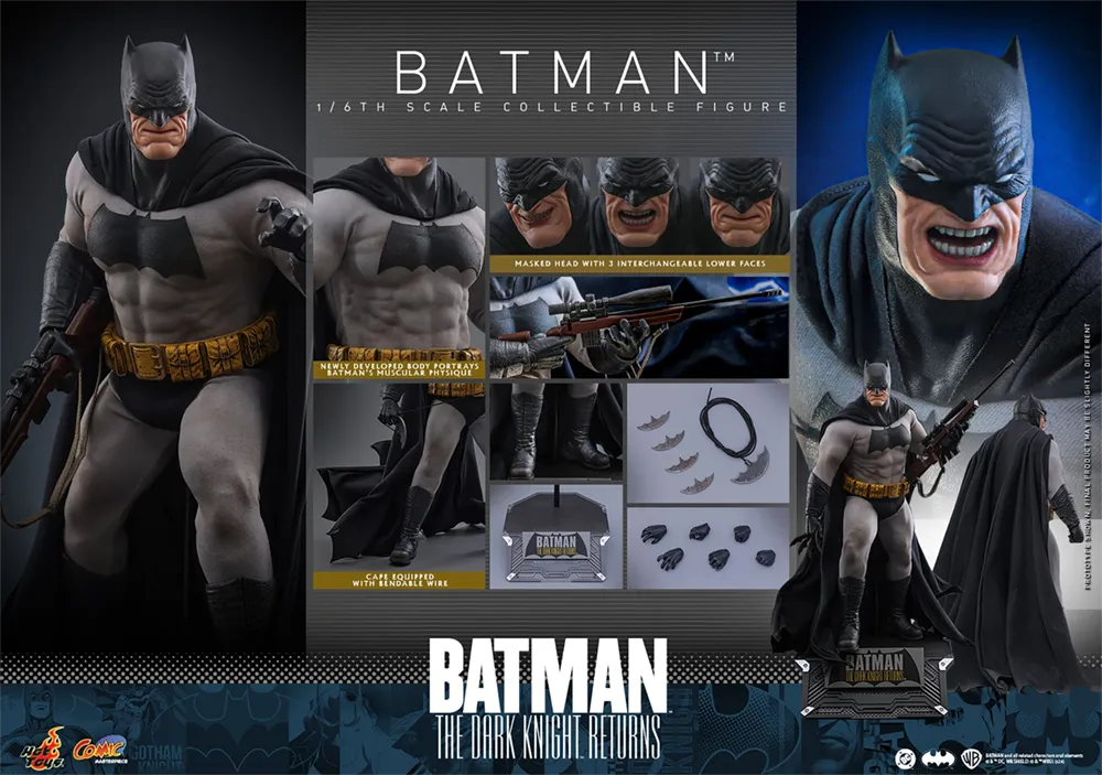 HOTCMS024 Batman: Dark Knight Returns - Batman 1:6 Scale Collectable Action Figure - Hot Toys - Titan Pop Culture