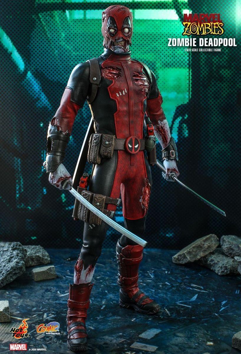 HOTCMS06 Marvel Zombies (comics) - Deadpool 1:6 Scale 12" Action Figure - Hot Toys - Titan Pop Culture