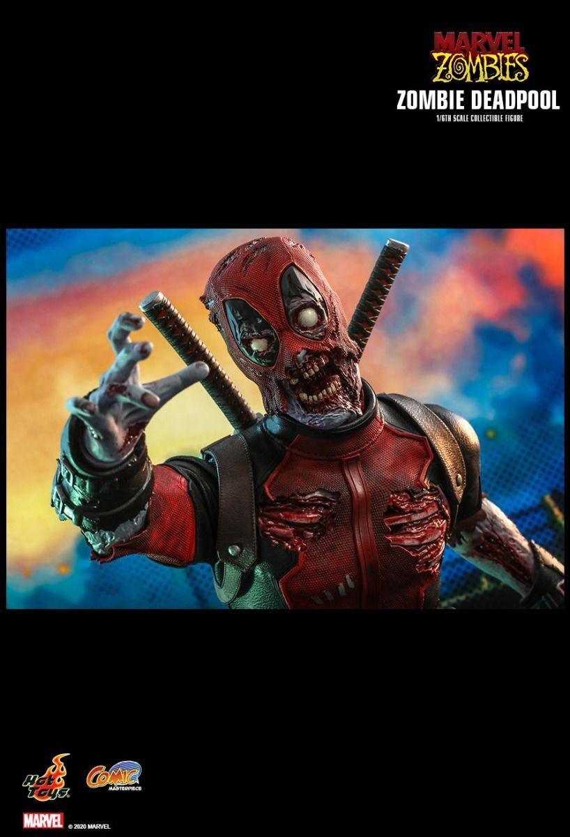 HOTCMS06 Marvel Zombies (comics) - Deadpool 1:6 Scale 12" Action Figure - Hot Toys - Titan Pop Culture