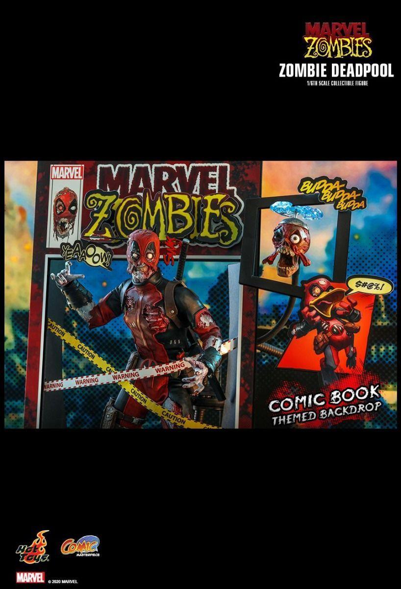 HOTCMS06 Marvel Zombies (comics) - Deadpool 1:6 Scale 12" Action Figure - Hot Toys - Titan Pop Culture