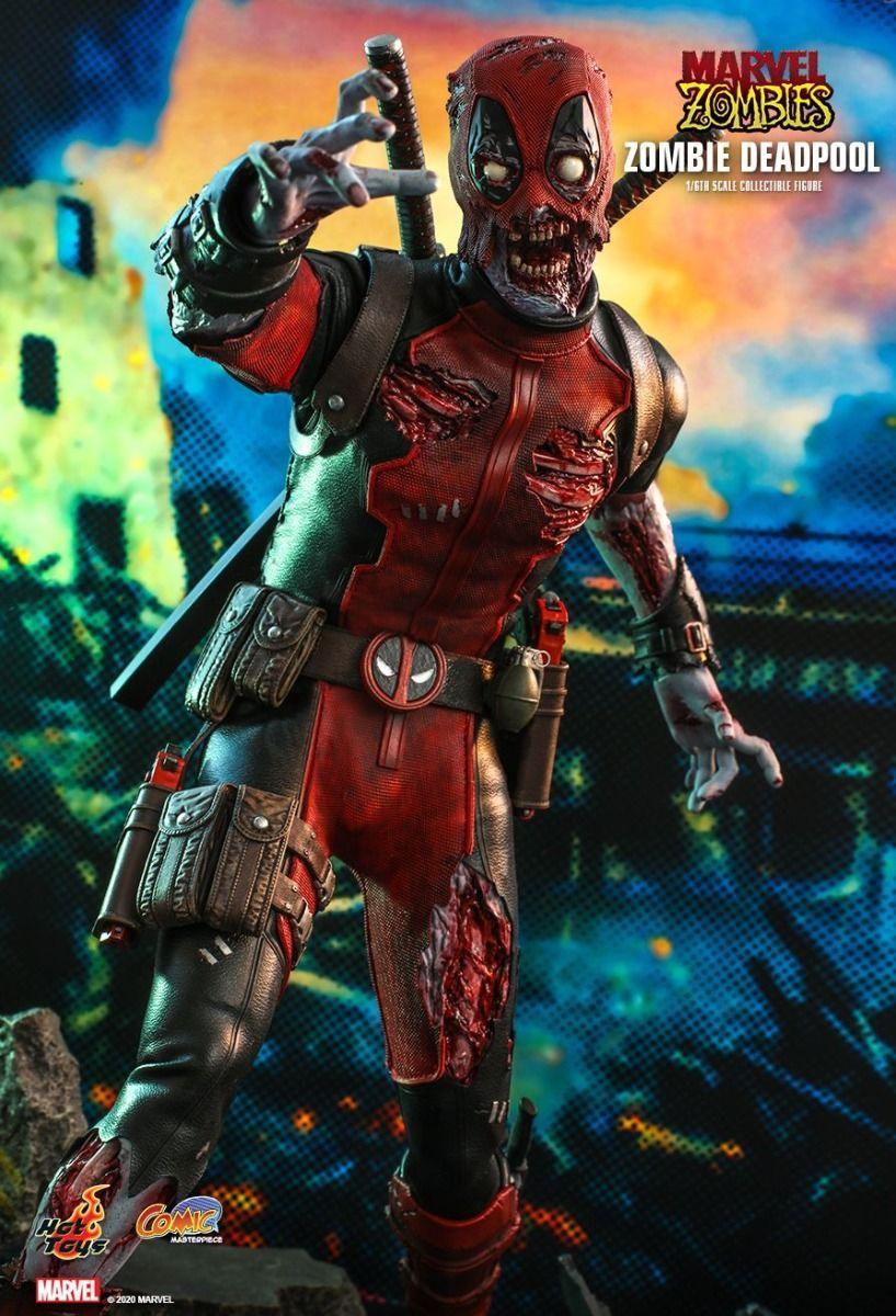 HOTCMS06 Marvel Zombies (comics) - Deadpool 1:6 Scale 12" Action Figure - Hot Toys - Titan Pop Culture