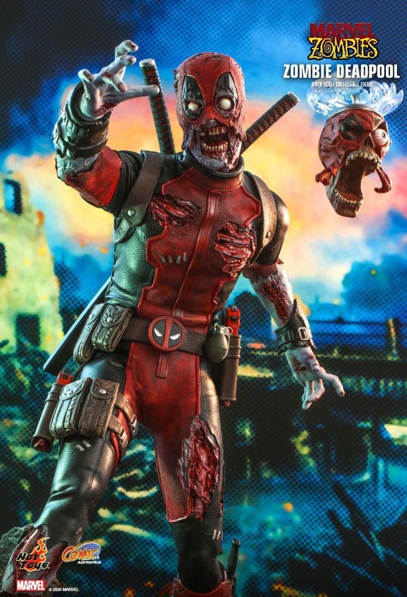 HOTCMS06 Marvel Zombies (comics) - Deadpool 1:6 Scale 12" Action Figure - Hot Toys - Titan Pop Culture