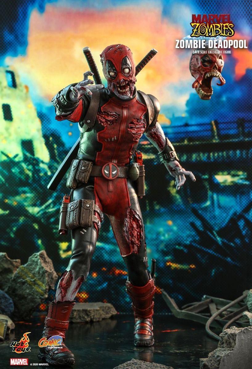 HOTCMS06 Marvel Zombies (comics) - Deadpool 1:6 Scale 12" Action Figure - Hot Toys - Titan Pop Culture