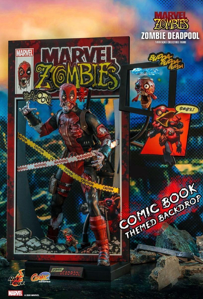 HOTCMS06 Marvel Zombies (comics) - Deadpool 1:6 Scale 12" Action Figure - Hot Toys - Titan Pop Culture