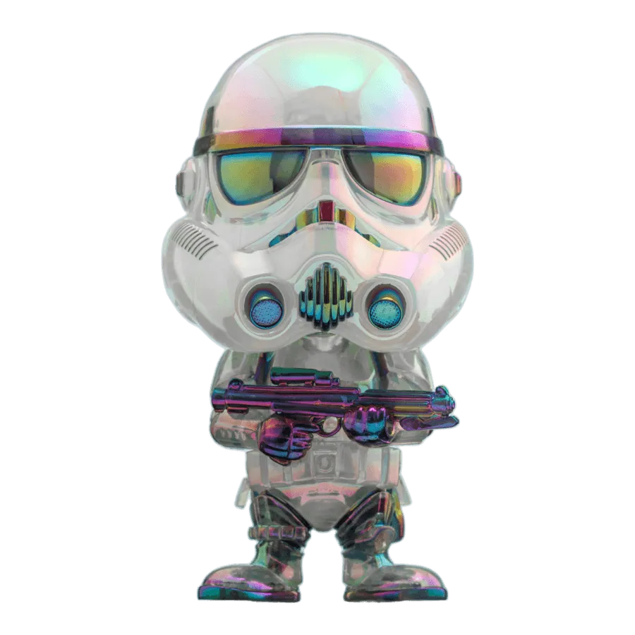 HOTCOSB1026 Star Wars - Stormtrooper (Iridescent) Cosbaby - Hot Toys - Titan Pop Culture