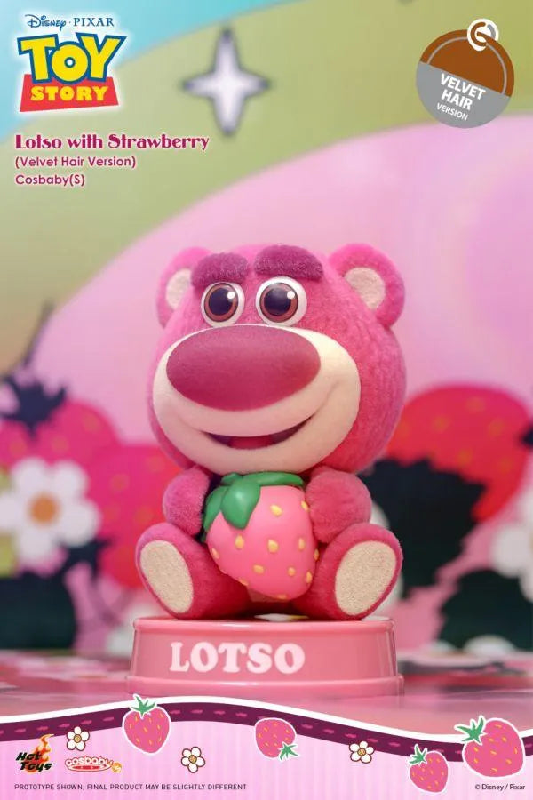 Toy Story 3 - Lotso con Fresa (Pelo de Terciopelo) Cosbaby Toy Story 3 - Lotso con Fresa (Pelo de Terciopelo) Cosbaby