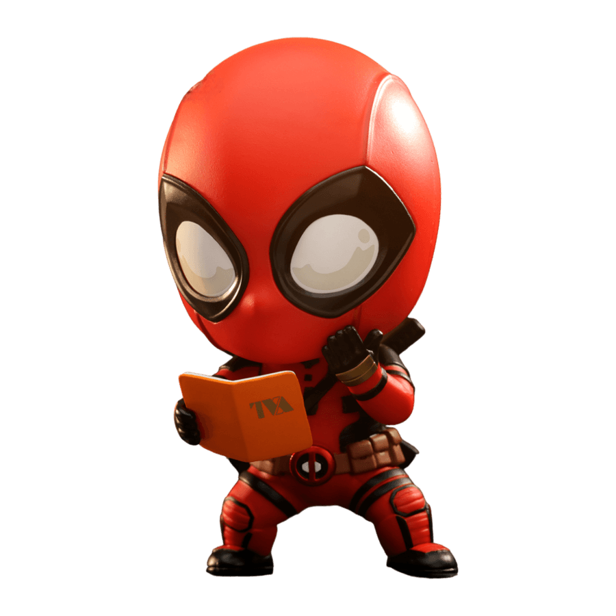 HOTCOSB1088 Deadpool & Wolverine - Deadpool with Book Cosbaby - Hot Toys - Titan Pop Culture