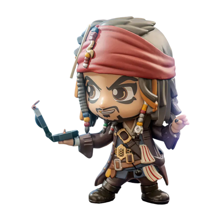 HOTCOSB1099 Pirates of the Caribbean: Dead Men Tell No Tales - Captain Jack Sparrow Cosbaby - Hot Toys - Titan Pop Culture