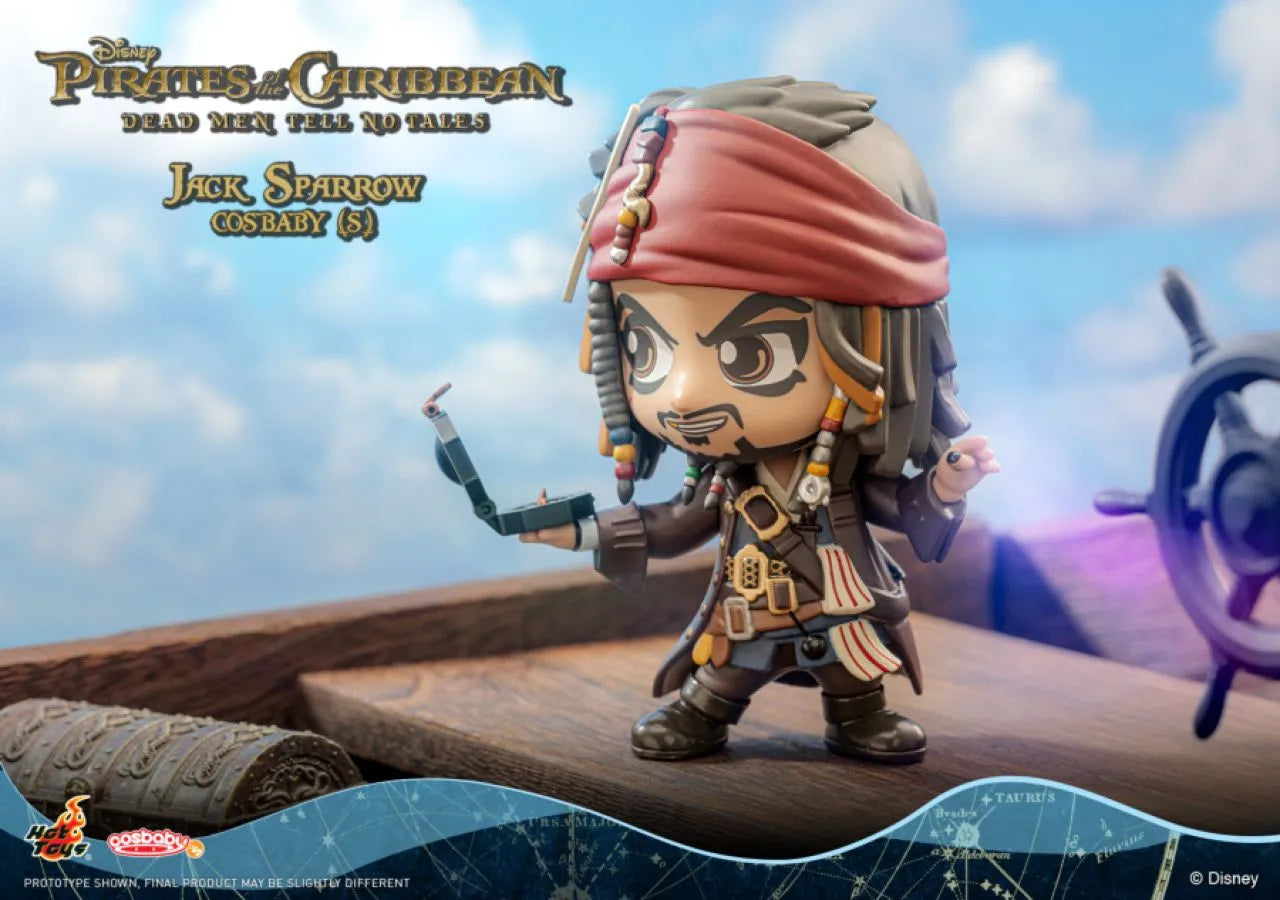 HOTCOSB1099 Pirates of the Caribbean: Dead Men Tell No Tales - Captain Jack Sparrow Cosbaby - Hot Toys - Titan Pop Culture