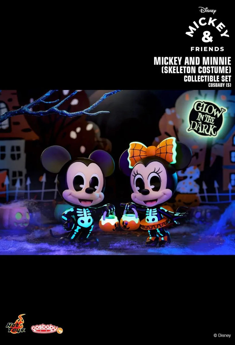 HOTCOSB1109 Disney - Mickey and Minnie (Halloween) Cosbaby 2-Pack - Hot Toys - Titan Pop Culture