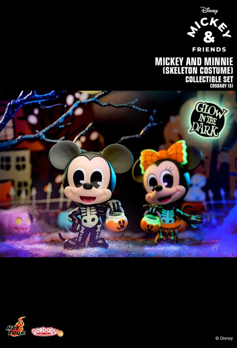 HOTCOSB1109 Disney - Mickey and Minnie (Halloween) Cosbaby 2-Pack - Hot Toys - Titan Pop Culture